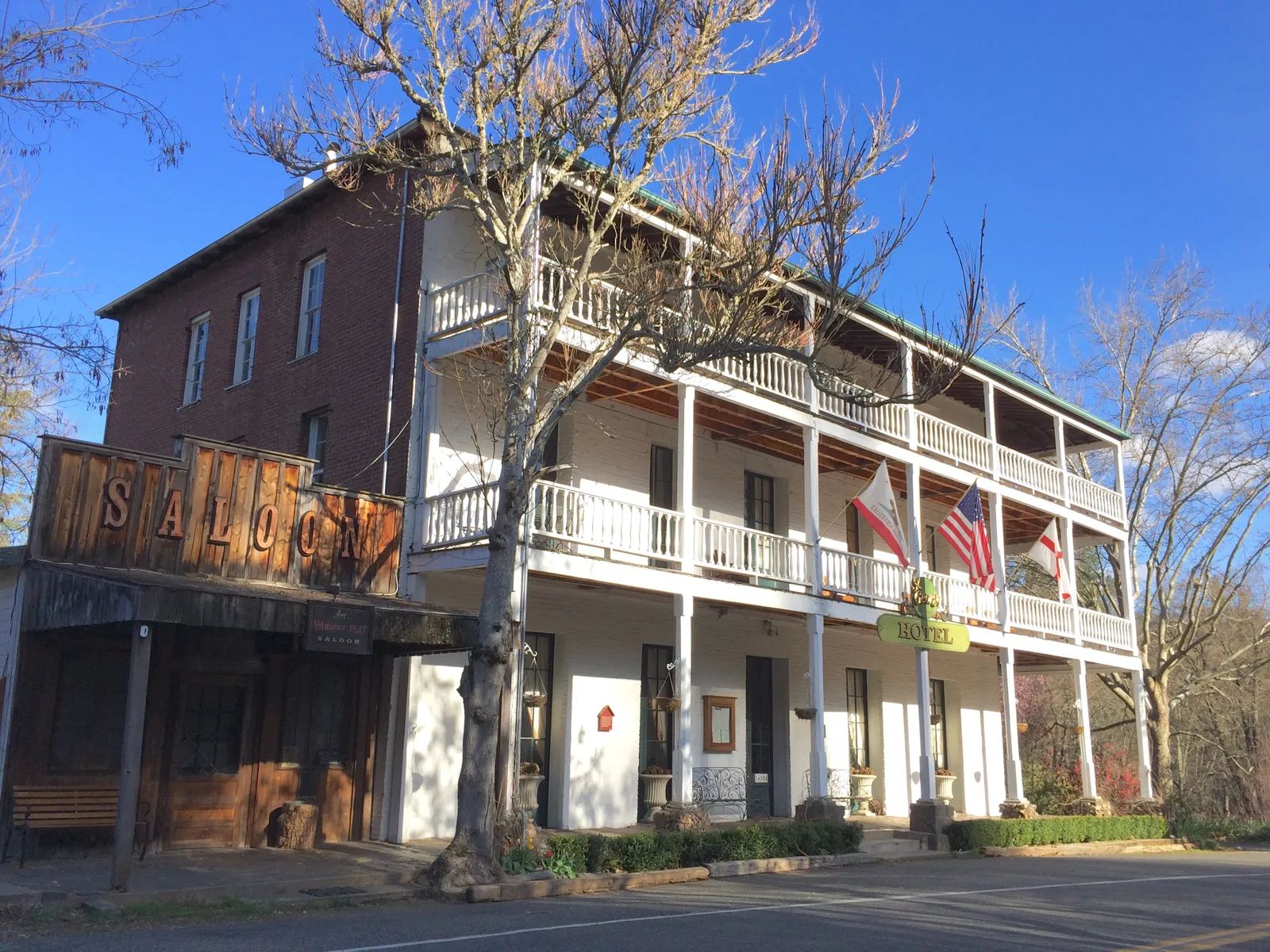 The St. George Hotel and old saloon in Volcano